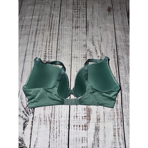 Victoria’s Secret T-Shirt Push Up Bra Full Coverage Green Size 36D - Picture 2 of 4